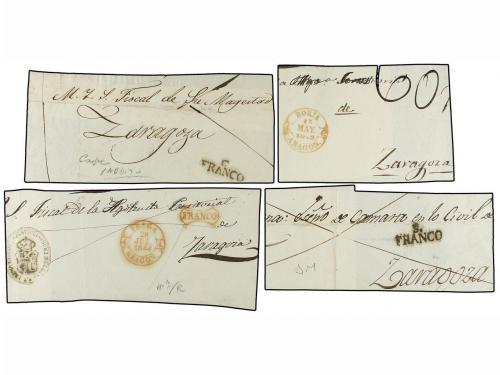 ✉ ESPAÑA: PREFILATELIA. PREFILATELIA DE ARAGÓN. Conjunto de 