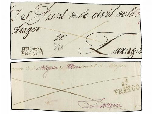 ✉ ESPAÑA: PREFILATELIA. PREFILATELIA DE ARAGÓN. Conjunto de 