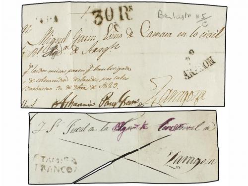 ✉ ESPAÑA: PREFILATELIA. PREFILATELIA DE ARAGÓN. Conjunto de 