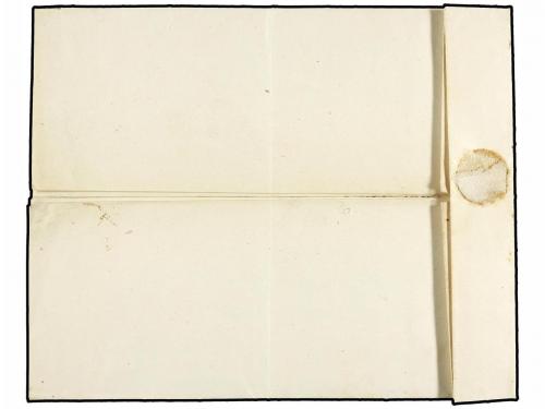 ✉ ESPAÑA: PREFILATELIA. 1853. LÉRIDA a TARRAGONA. Al dorso m