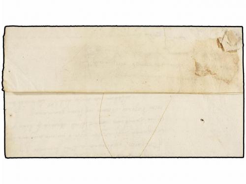 ✉ CHILE. 1720 (2 Marzo). VALPARAISO a SANTIAGO. Carta comple