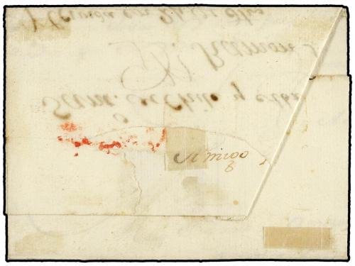 ✉ CHILE. 1789 (3 Abril). SANTIAGO a BUENOS AIRES. Carta comp