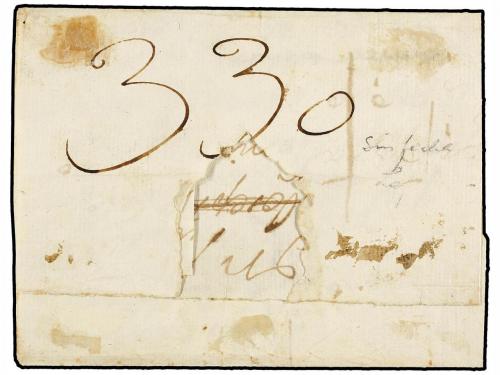 ✉ CHILE. (1770 CA.). SANTIAGO a BUENOS AIRES. Carta con text