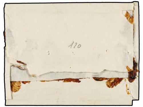 ✉ SALVADOR. (1810 CA.). SAN VICENTE a GUATEMALA. Envuelta, m