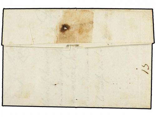 ✉ BOLIVIA. 1811 (19 Junio). SICASICA a PLATA. Carta completa