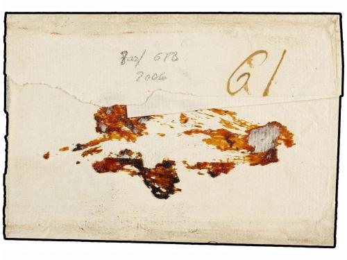 ✉ HONDURAS. (1811 CA.). COMAYAGUA a GUATEMALA. Envuelta marc