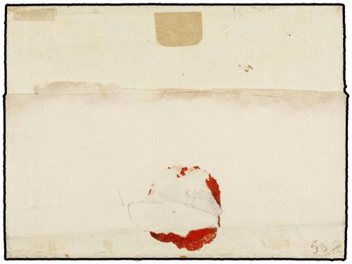 ✉ PERU. (1800 CA.). PERÚ a MADRID. Envuelta sin texto, marca