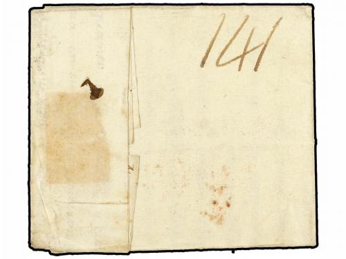 ✉ GUATEMALA. 1777 (17 Octubre). CÁDIZ a GUATEMALA. Carta com