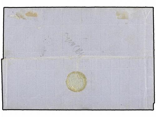 ✉ MEXICO. Sc. 4a. 1858. GUADALAJARA a SAYULA. 4 reales rojo,