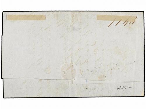 ✉ MEXICO. Sc. 4a. 1858. GUANAJUATO a MÉXICO. 4 reales rojo, 