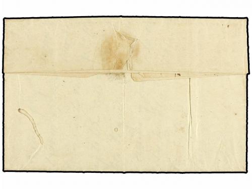 ✉ GUATEMALA. 1856. ESCUINTA a GUATEMALA. Carta completa con 