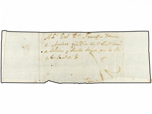 ✉ GUATEMALA. (1800 CA.). FRONTAL. TOTONICAPAN a GUATEMALA. M