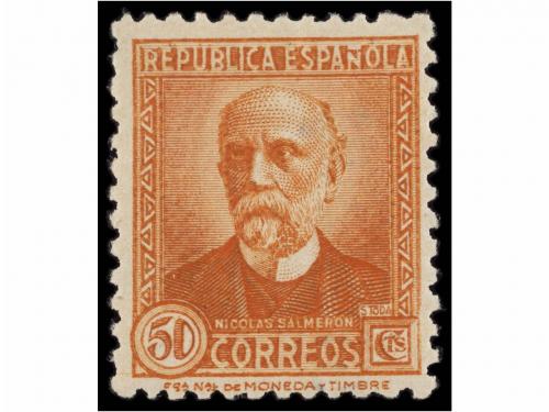 * ESPAÑA. Ed. 655/61. SERIE COMPLETA, bien centrada. Cat. 29