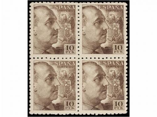 ** ESPAÑA. Ed. 919/35. SERIE COMPLETA en bloques de cuatro. 