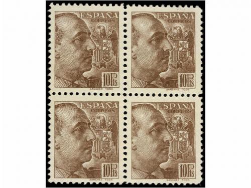 ** ESPAÑA. Ed. 867/78. SERIE COMPLETA en bloques de cuatro. 