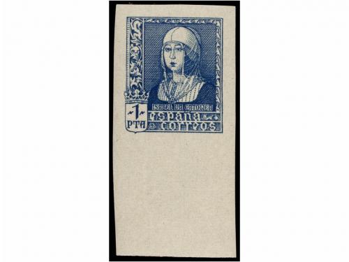 ** ESPAÑA. Ed. 855/60s. SERIE COMPLETA SIN DENTAR, borde inf