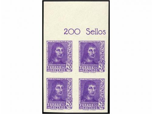 ** ESPAÑA. Ed. 841/44s, * 841A/44As. SERIE COMPLETA en bloqu