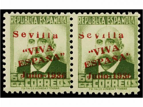 ** ESPAÑA E. LOCALES PATRIOTICAS: SEVILLA. Ed. 18/29hcc. CAM