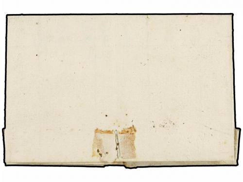 ✉ ESPAÑA: PREFILATELIA. 1725. TARRAGONA a RIPOLL. Marca line