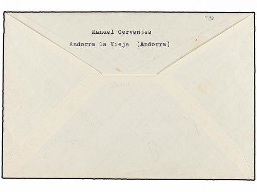✉ ANDORRA. Ed. 2, 5, 6 y 11. 1930. ANDORRA a SUIZA. 5 cts., 