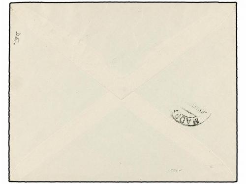 ✉ ANDORRA. Ed. 20, 21. 1931. ANDORRA a MADRID. 25 cts. rojo 