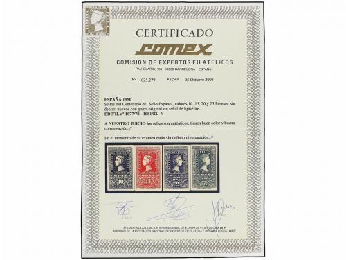 ** ESPAÑA. Ed. 1075/82. CENTENARIO. Serie completa. LUJO. Ce