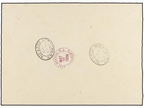 ✉ ESPAÑA. Ed. 761/62. 1938. SERIE COMPLETA, mat. PRIMER DÍA 