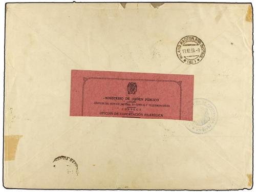 ✉ ESPAÑA: BENEFICENCIA. Ed. 34. 1939. HB, mat. PRIMER DÍA en