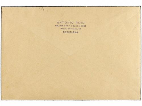 ✉ ESPAÑA. Ed. 434/47. 1929. BARCELONA a BRATISLAVA. Serie co