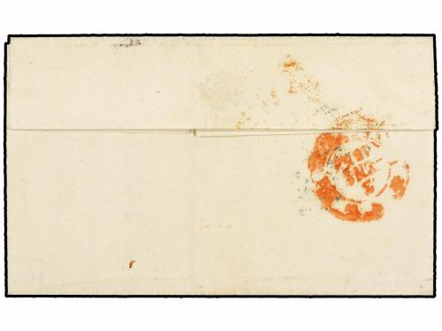 ✉ ESPAÑA. Ed. 12. 1852. MADRID a VALENCIA. 6 cuartos rosa, f