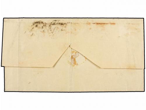 ✉ ESPAÑA. Ed. 17. 1853. PONFERRADA a MADRID. 6 cuartos carmí