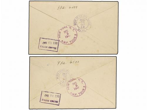 ✉ ESPAÑA. Ed. 1015/16. SERIE COMPLETA en dos sobres, mat. PR