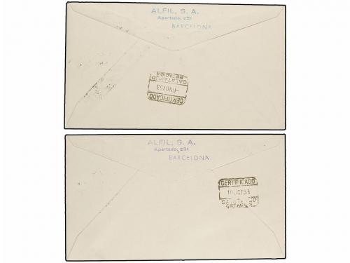 ✉ ESPAÑA. Ed. 1124/25. LEGAZPI y SOROLLA. Serie completa en 