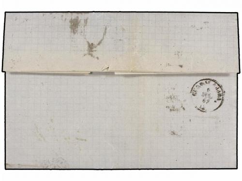 ✉ ESPAÑA. Ed. 96. 1867. MADRID a GUADALAJARA. 50 mils. casta