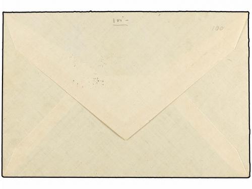 ✉ ESPAÑA. Ed. 581. 1930. 10 pts. grabado SIN DENTAR en sobre