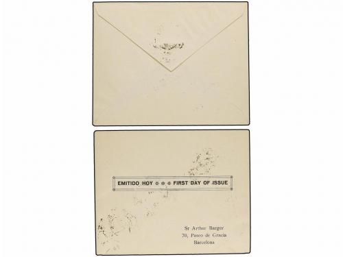 ✉ ESPAÑA. Ed. 757, 760. 1938. Sello y HB en dos cartas, mat.