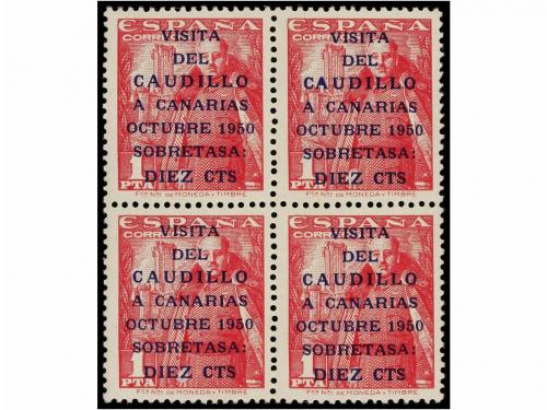 ** ESPAÑA. Ed. 1088/89. CANARIAS CORREO. Serie completa en b