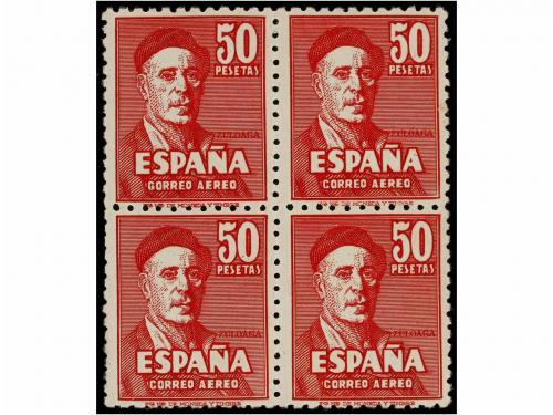 ** ESPAÑA. Ed. 1015/16 (4). SERIE COMPLETA en bloques de cua