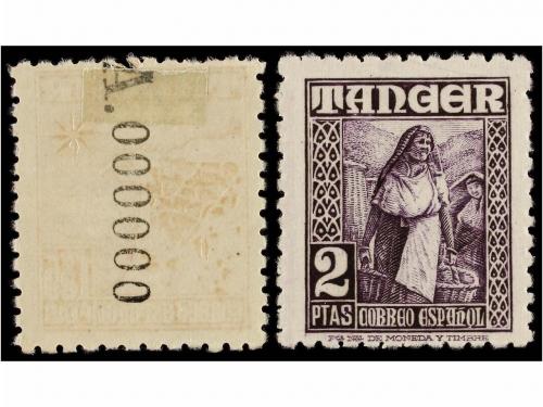 * COLONIAS ESPAÑOLAS: TANGER. Ed. 157N/63N. Siete valores, n