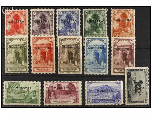 * COLONIAS ESPAÑOLAS: MARRUECOS. Ed. 105M/18M y 152M/59M. Ju