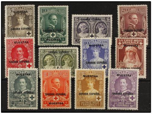 * COLONIAS ESPAÑOLAS. 1926. CRUZ ROJA. Series de CABO JUBY, 