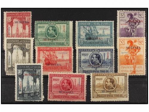 * COLONIAS ESPAÑOLAS. 1929. EXPO. SEVILLA A BARCELONA. Serie