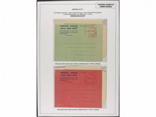 ESPAÑA ENTEROS POSTALES: AEROGRAMAS. AEROGRAMAS DE FRANQUEO 