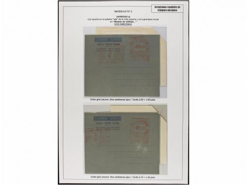ESPAÑA ENTEROS POSTALES: AEROGRAMAS. AEROGRAMAS DE FRANQUEO 