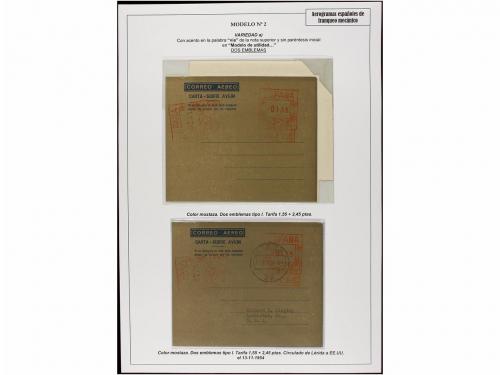 ESPAÑA ENTEROS POSTALES: AEROGRAMAS. AEROGRAMAS DE FRANQUEO 