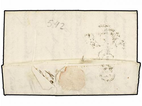 ✉ ESPAÑA: PREFILATELIA. 1821. PALMA DEL RÍO a MADRID. Marca 