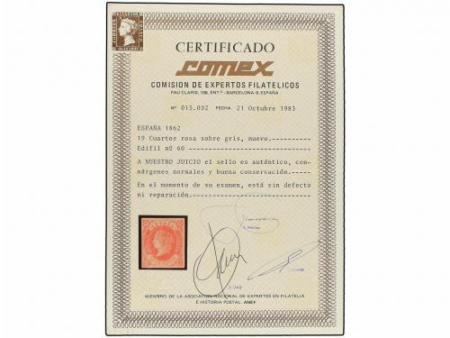 * ESPAÑA. Ed. 57/62. SERIE completa. LUJO. Sello de 19 cuart