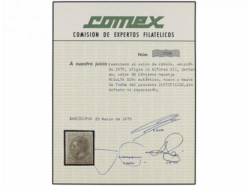 * ESPAÑA. Ed. 206. 50 cts. naranja. Excelente centraje. PIEZ