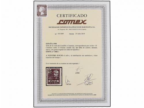 ** ESPAÑA. Ed. 1083. CANARIAS AVIÓN SIN NÚMERO. Buen centraj