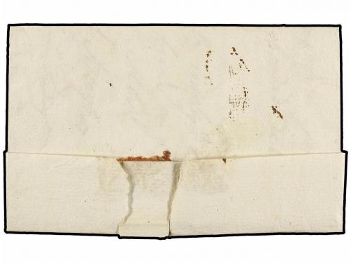 ✉ ESPAÑA: PREFILATELIA. 1816. CAPARROSO a MARCILLA. Marca CA